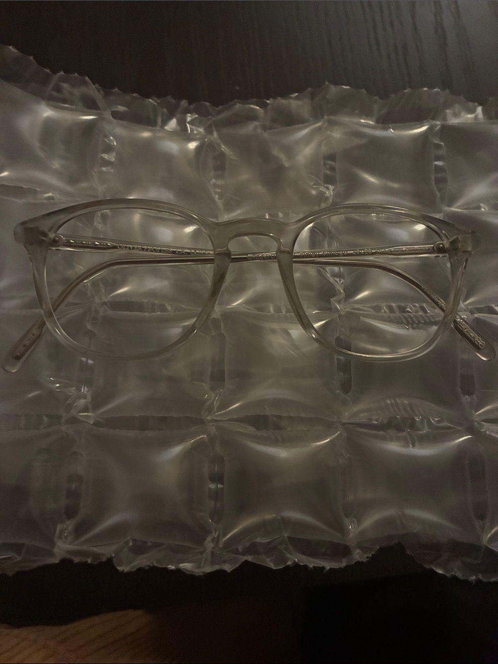 Oliver peoples Finley vintage Clear Translucent Round Eyeglass Frames